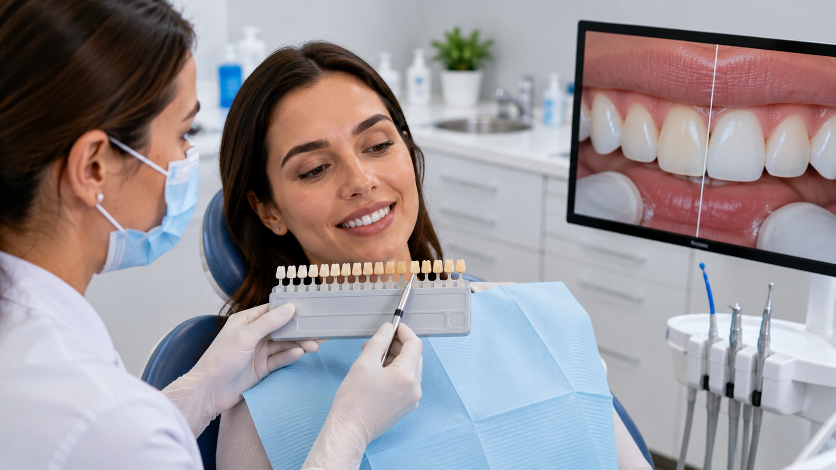 Teeth Whitening Alongside Existing Dental Work